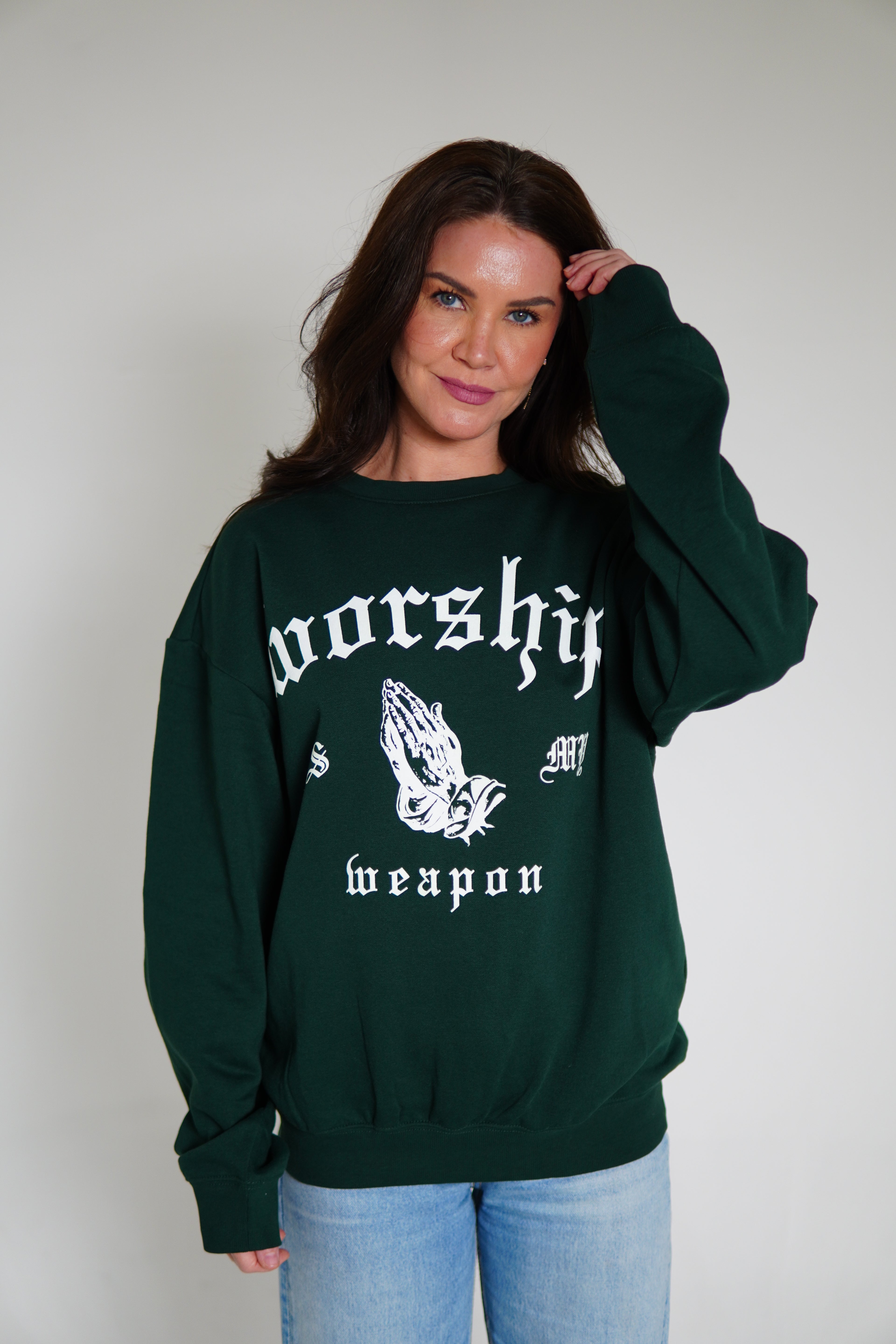 "Worship Is My Weapon" Sweater