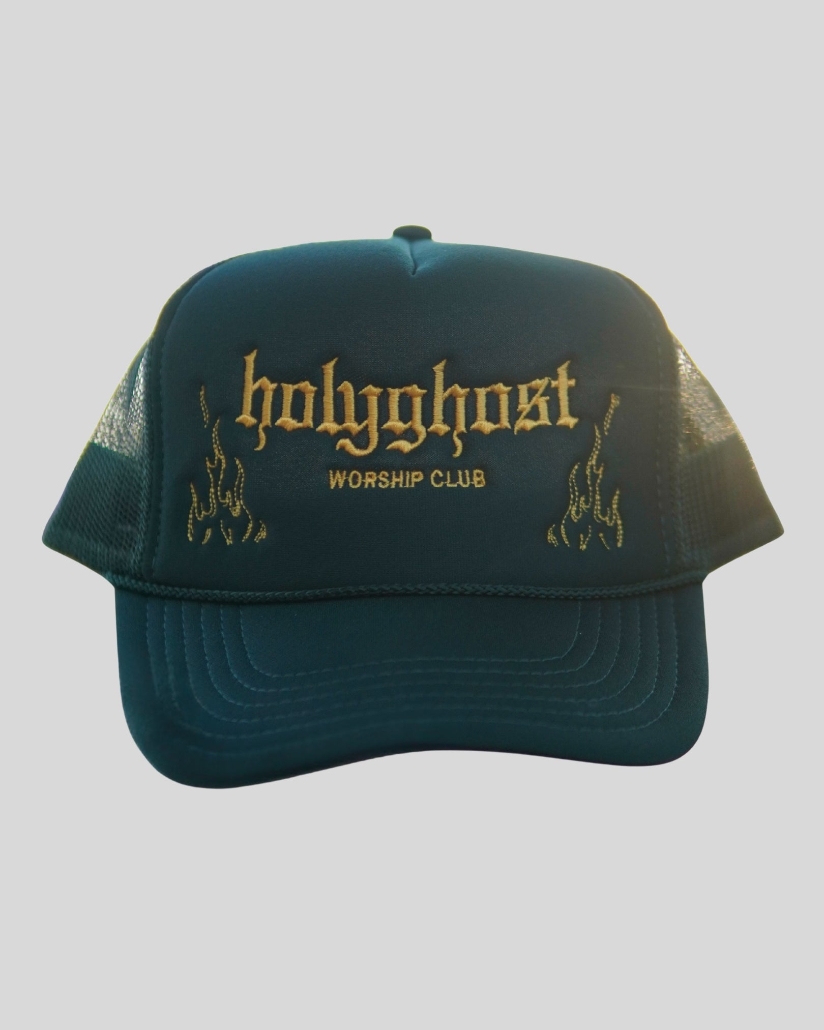"HGWC" Green Trucker Hat