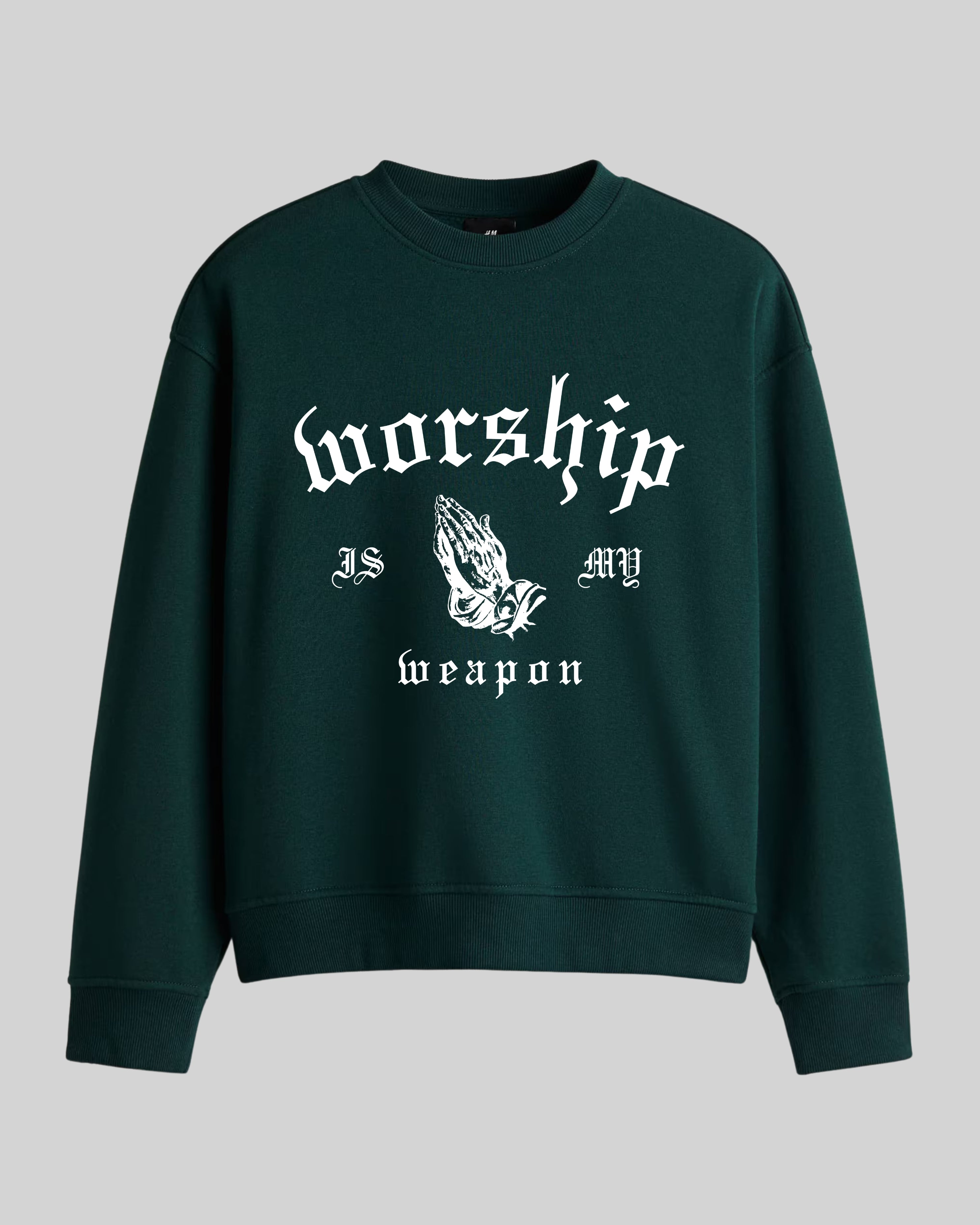 "Worship Is My Weapon" Sweater
